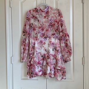 Boohoo Dress Size 10 Pink